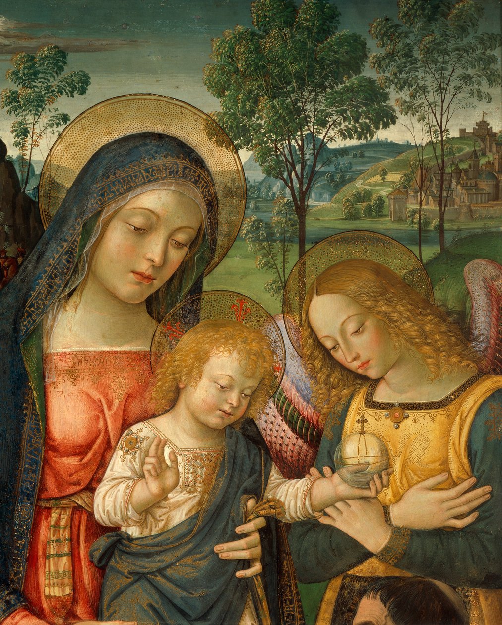 Bernardino Pinturicchio (1452-1513 dolaylarında) tarafından yapılmış Our Lady of Peace