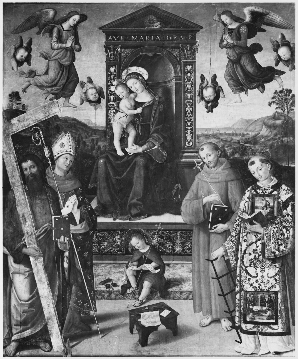 Kutsal Konuşma, 1508 by Bernardino di Betto Pinturicchio