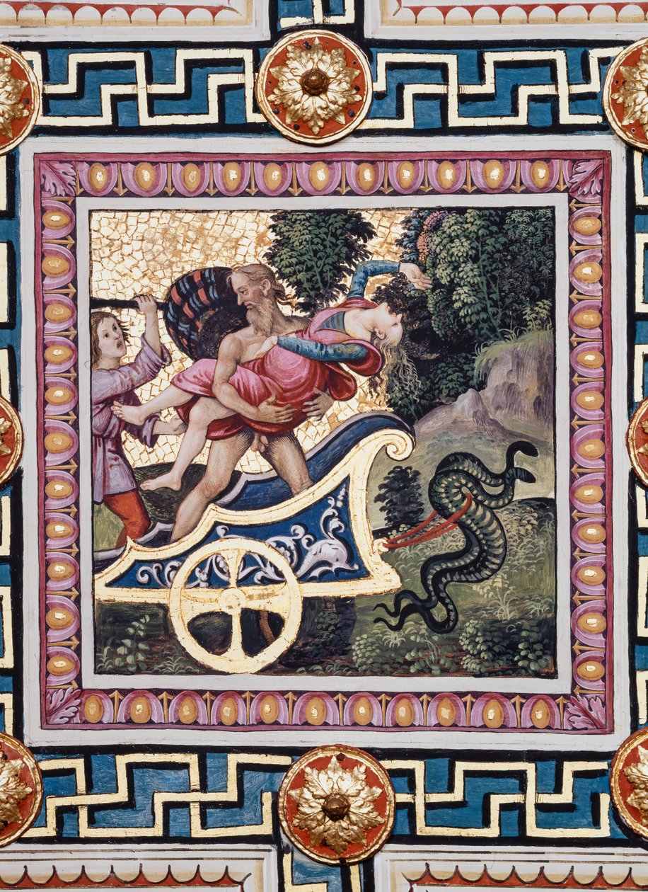 Piccolomini Kütüphanesi, tavan: Pinturicchio olarak bilinen Bernardino di Betto