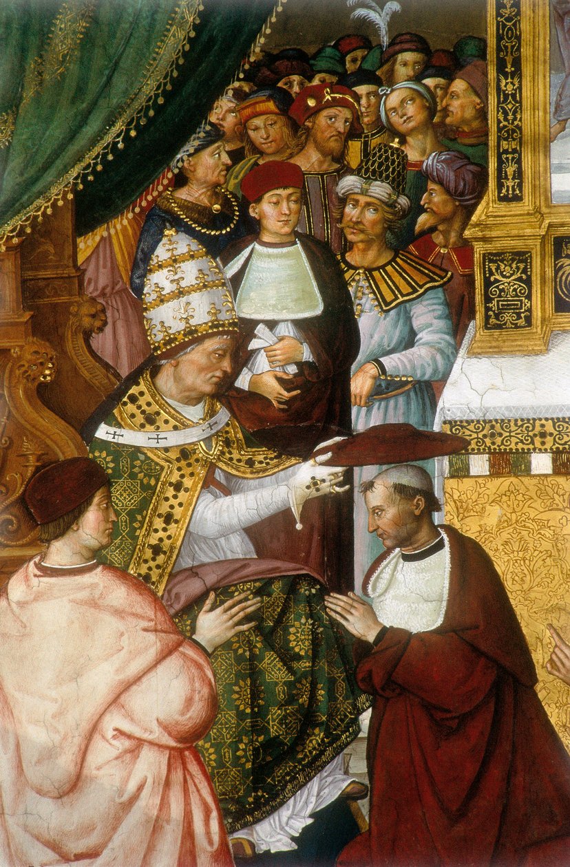 Vie du pape Pio (Pie) II (Enea Silvio Piccolomini) by Bernardino di Betto Pinturicchio