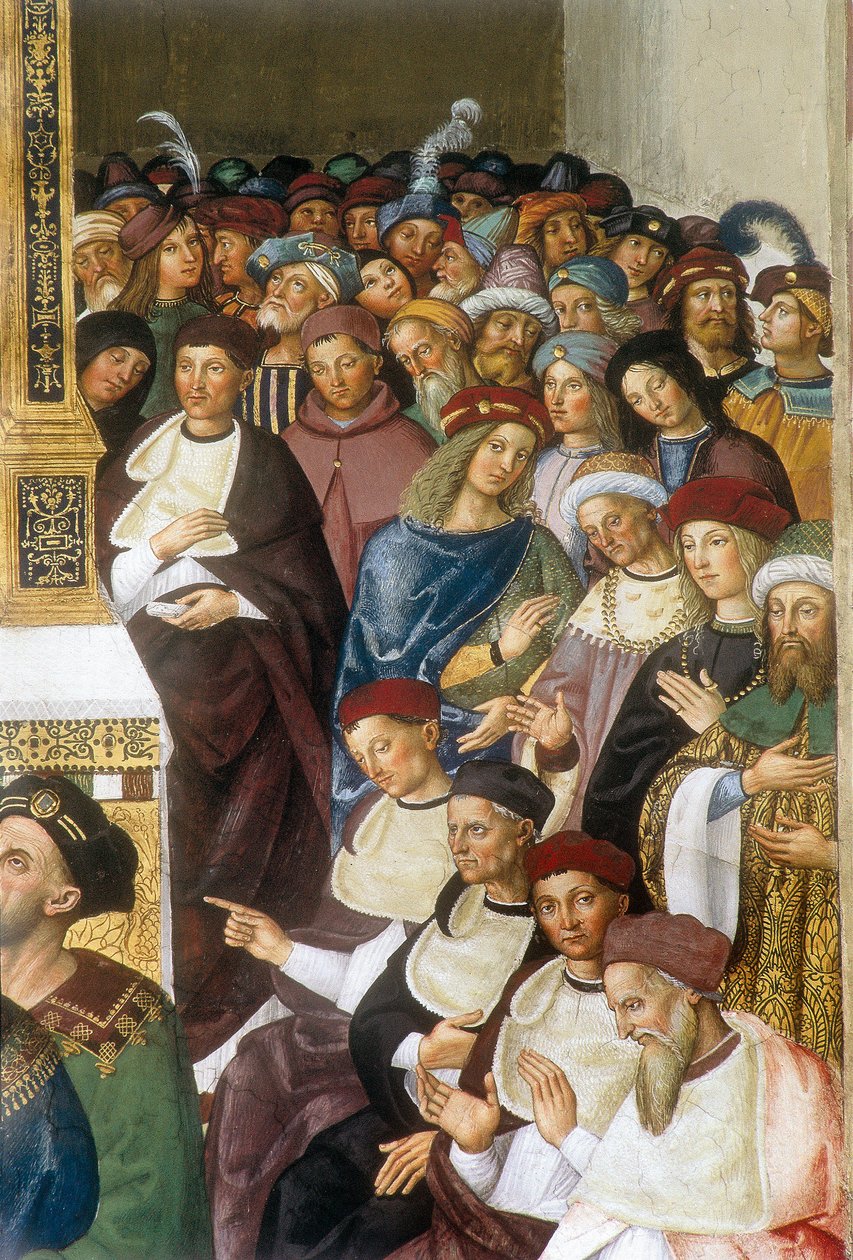 Vie du pape Pio (Pie) II (Enea Silvio Piccolomini) by Bernardino di Betto Pinturicchio