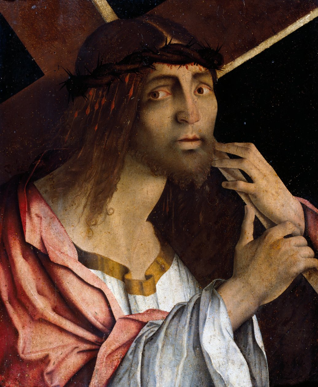 Haç Taşıyan İsa, Bernardino di Bosio Zaganelli (yaklaşık 1460-ca 1510), İtalya by Bernardino di Bosio Zaganelli