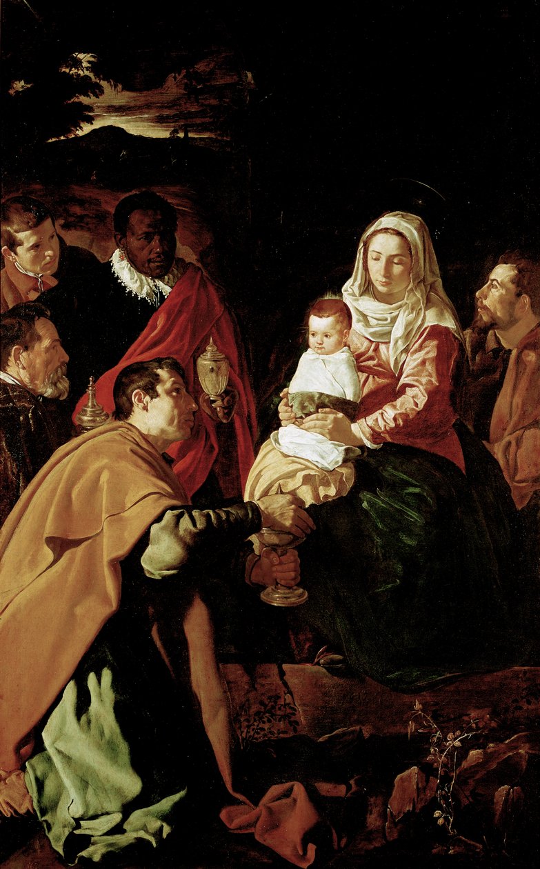 Magi'nin hayranlığı, 1619 dolayları (tuval üzerine yağlıboya) by Bernardino di Bosio & Zaganelli Francesco di Bosio (c.1470 c.1532) Zaganelli