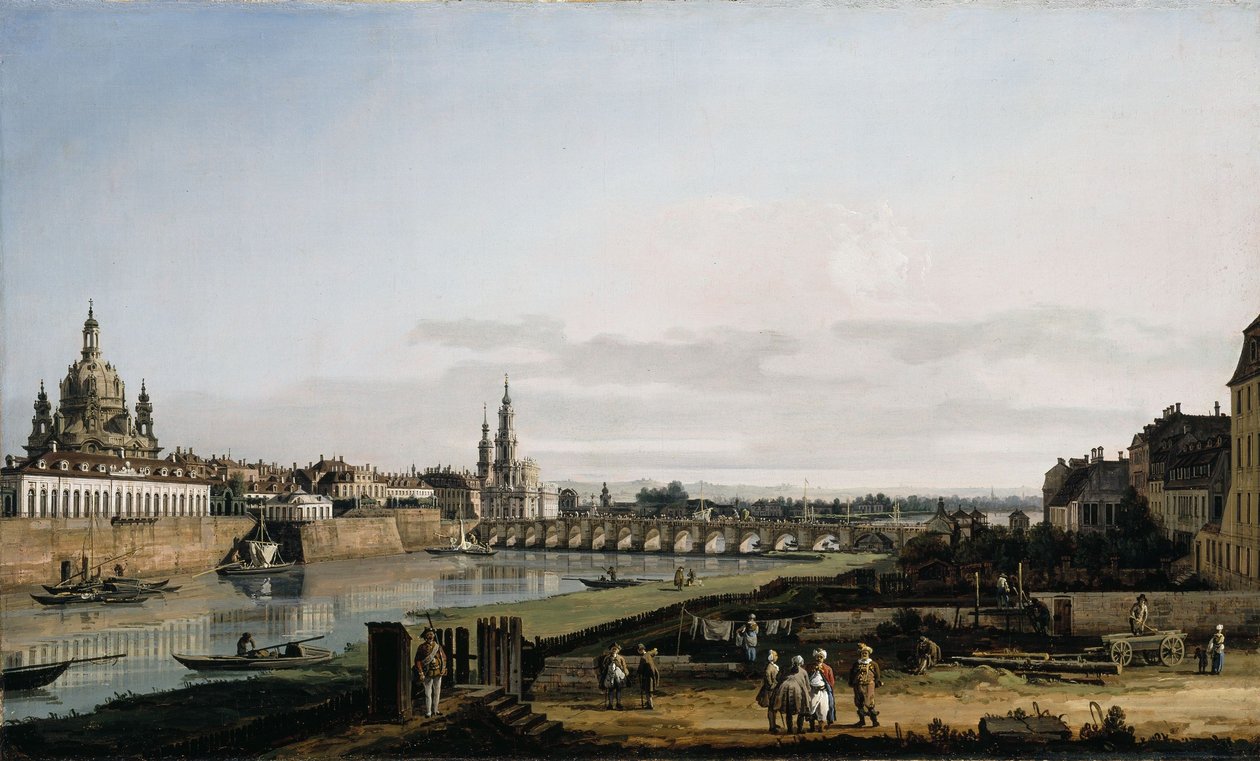 Augustus Köprüsü ile Elbe