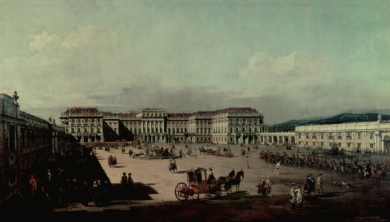 Schloss Schönbrunn, 1759-60 by Bernardo Bellotto