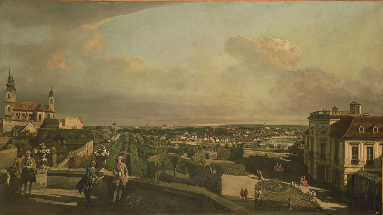 Kaunitz Sarayı ve Bahçesi, Viyana, 175960 by Bernardo Bellotto