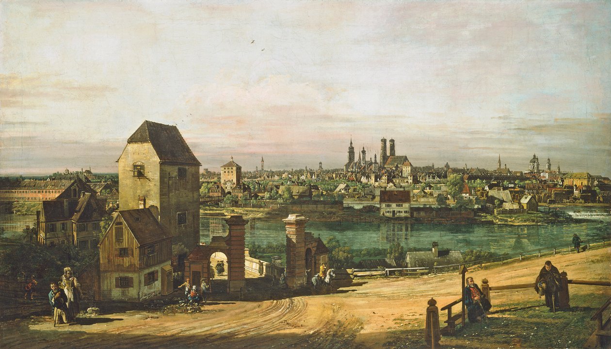 Münih manzarası, c. 1761 by Bernardo Bellotto