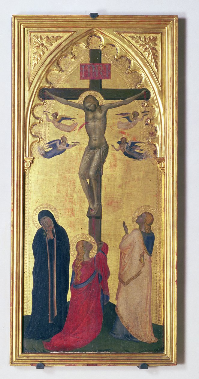 Çarmıha germe (panelde tempera) by Bernardo Daddi