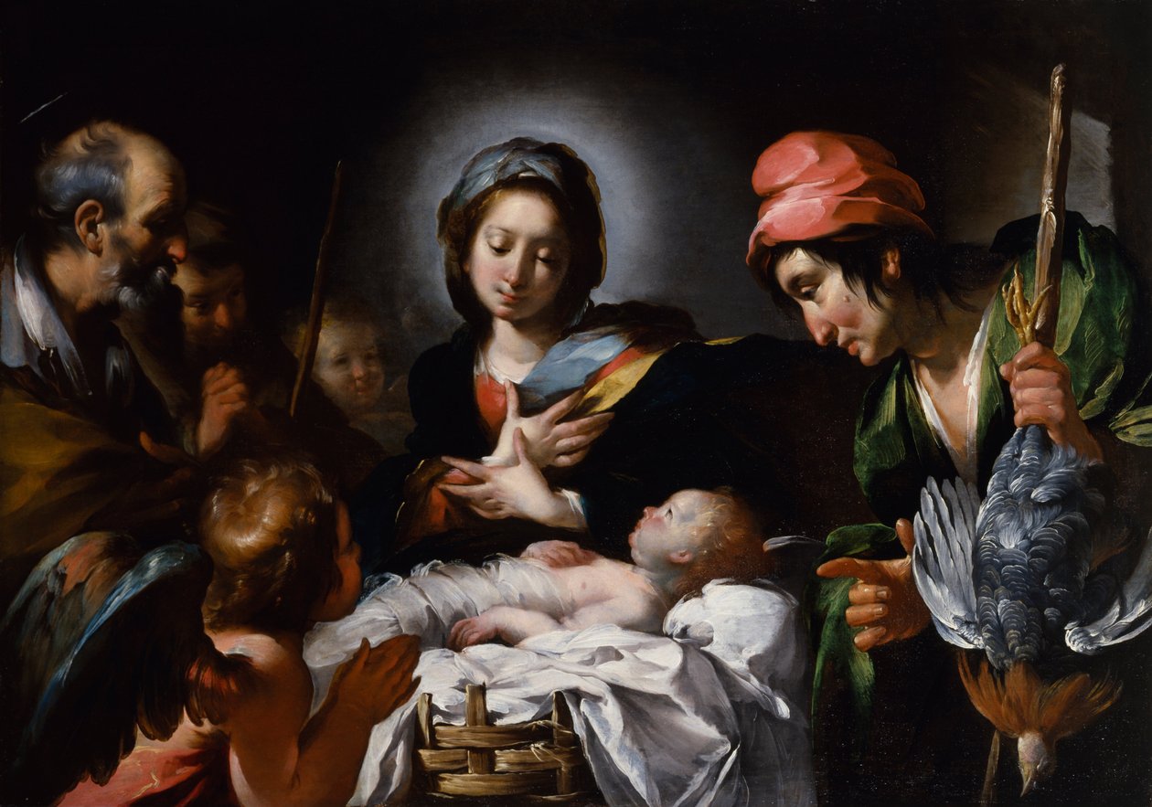 Çobanların hayranlığı by Bernardo Strozzi