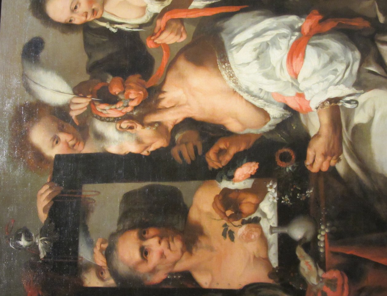 Geçicilik alegorisi (Eski Koket) by Bernardo Strozzi