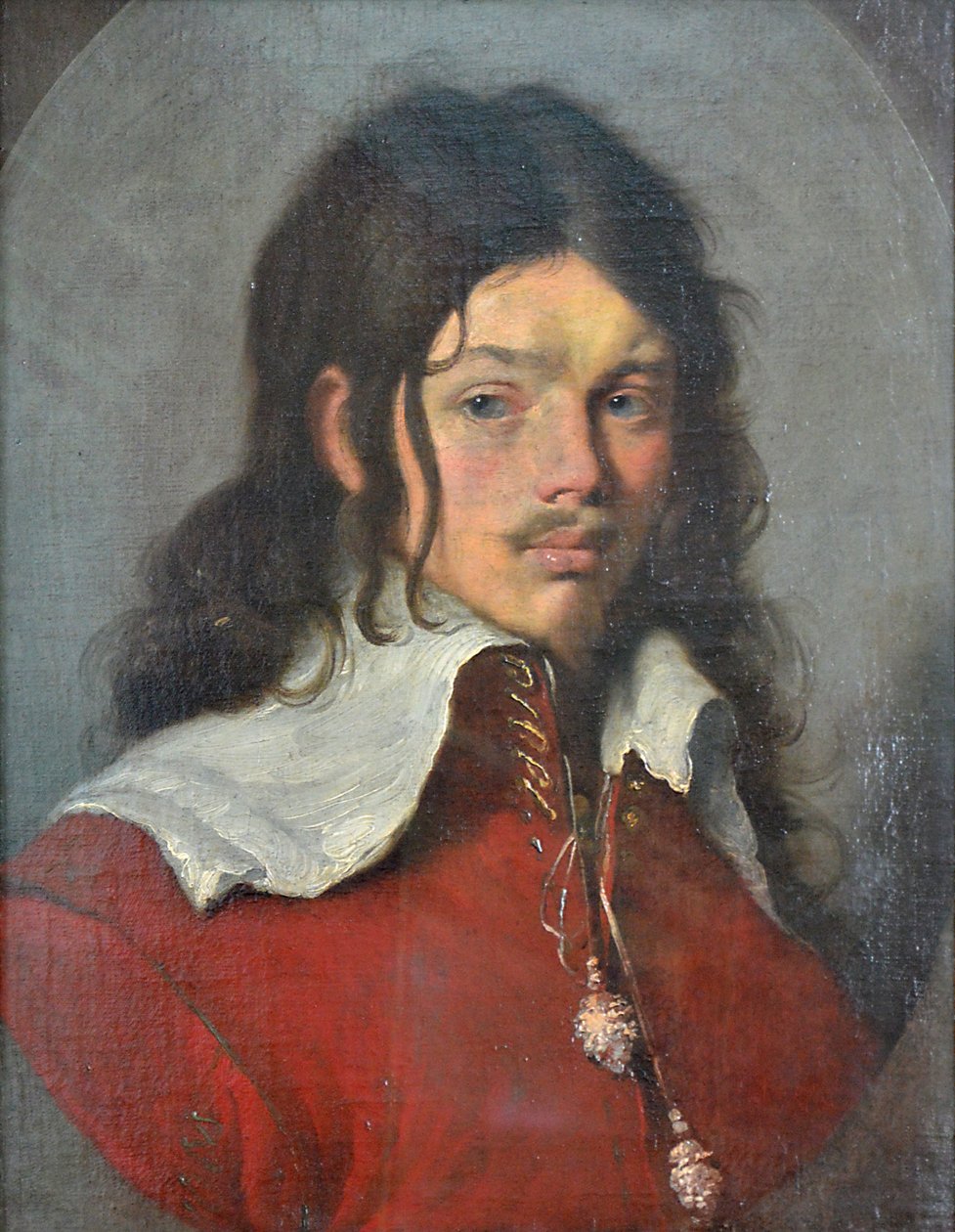genç adam, portre by Bernardo Strozzi