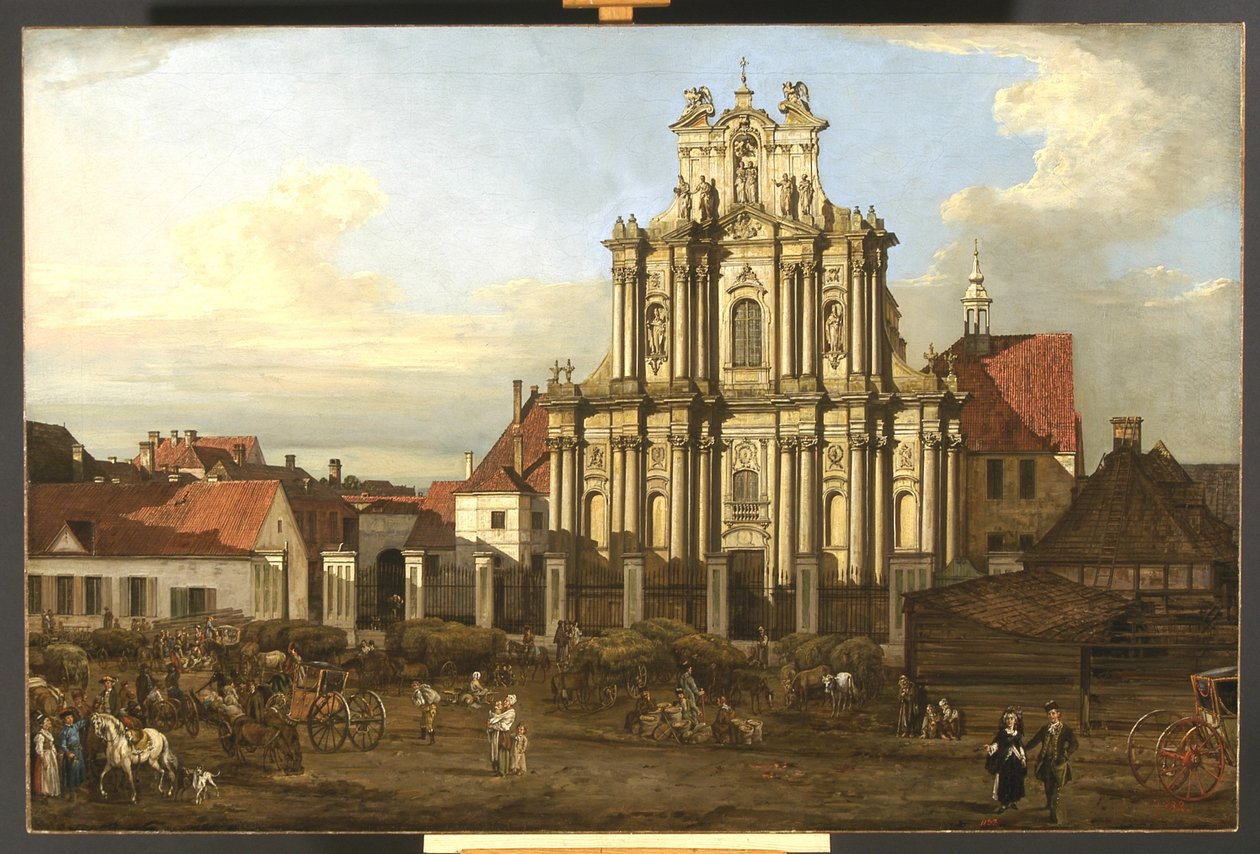 Visitandines Kilisesi, Varşova, Polonya by Bernardo Bellotto