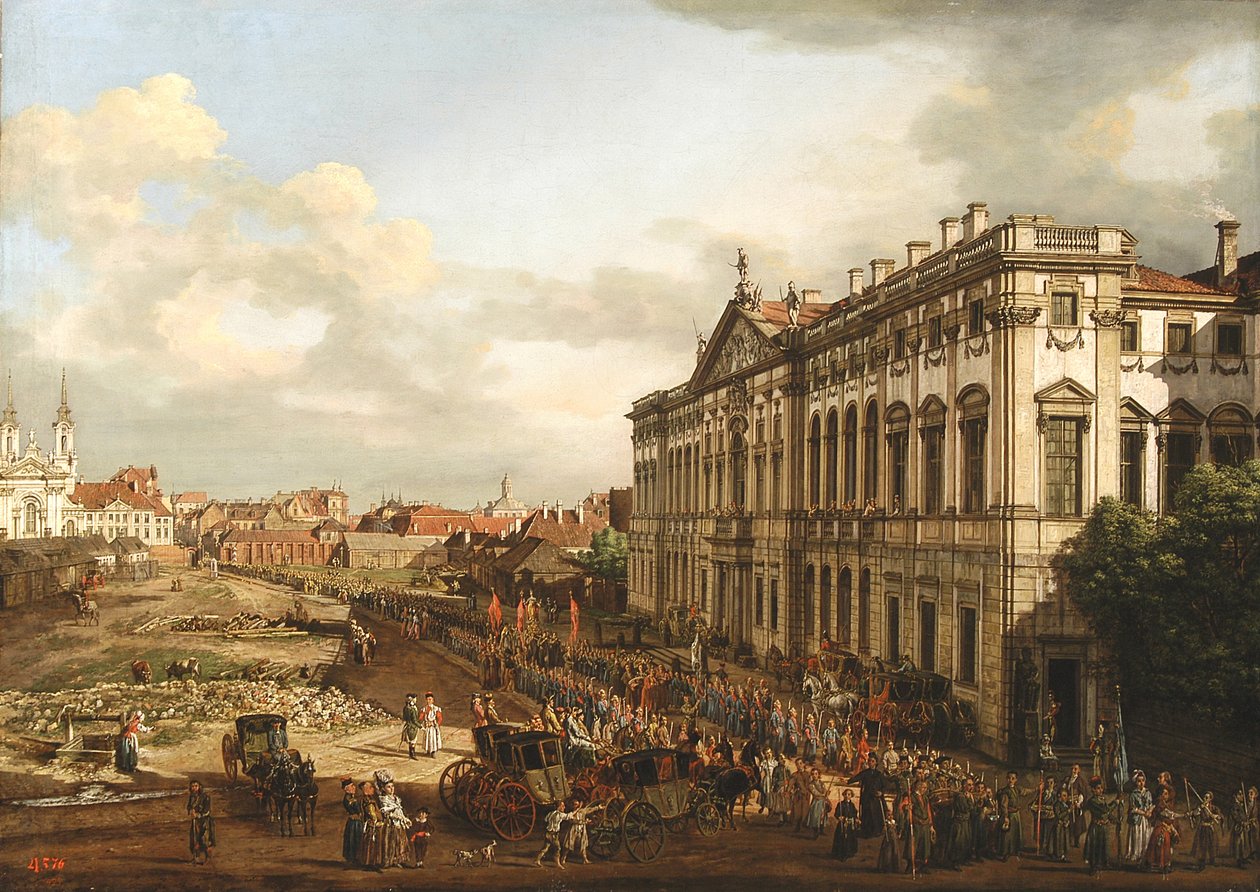 İngiliz Milletler Topluluğu Sarayı (Krasiski Sarayı) by Bernardo Bellotto