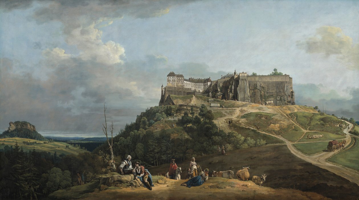 Königstein Kalesi by Bernardo Bellotto