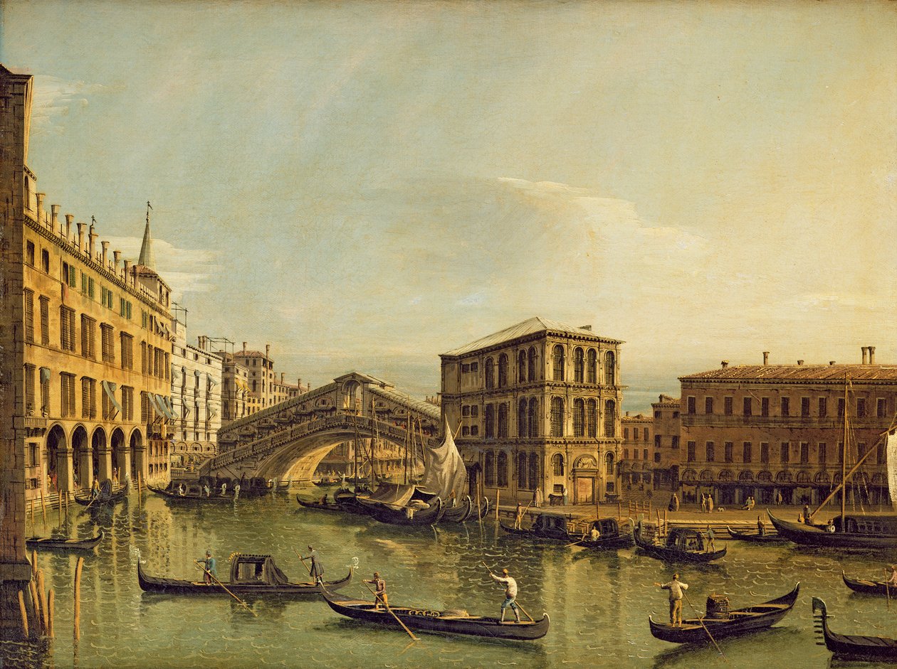 Büyük Kanal, Venedik by Bernardo Bellotto