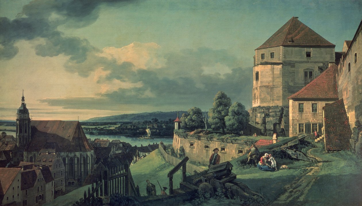 Kaleden Görünüm (Pırna Manzarası) by Bernardo Bellotto