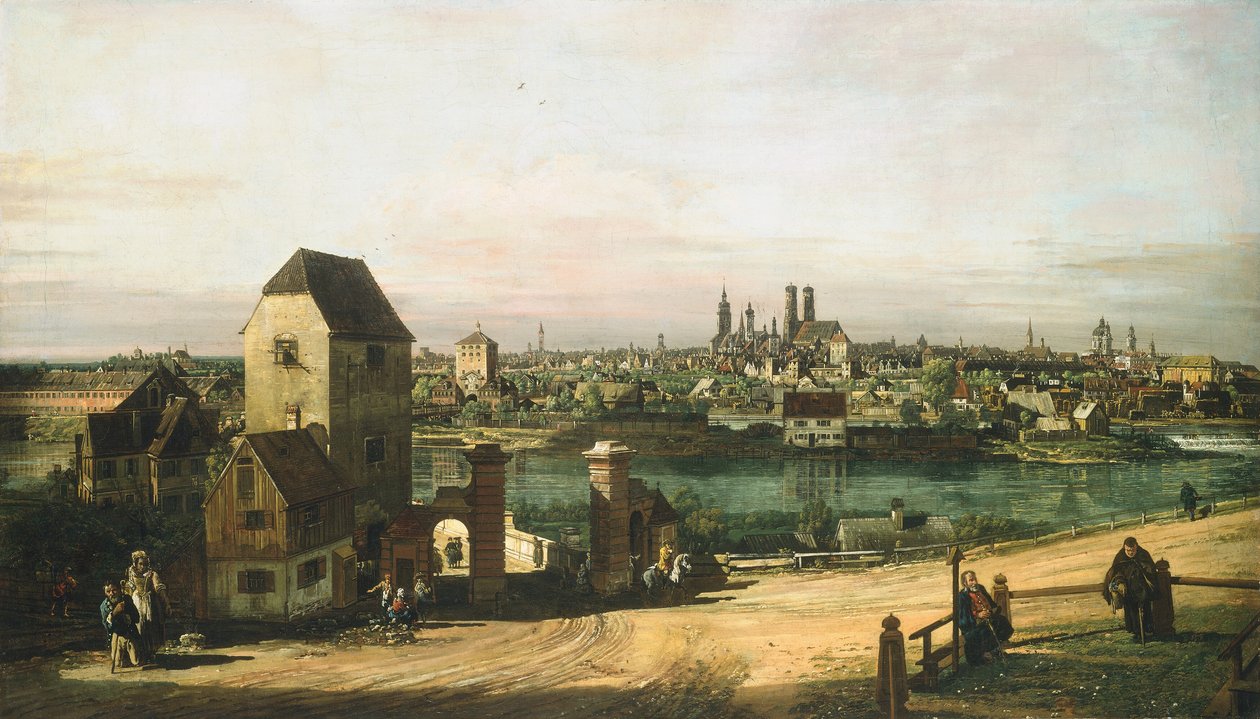 Münih manzarası by Bernardo Bellotto and Workshop
