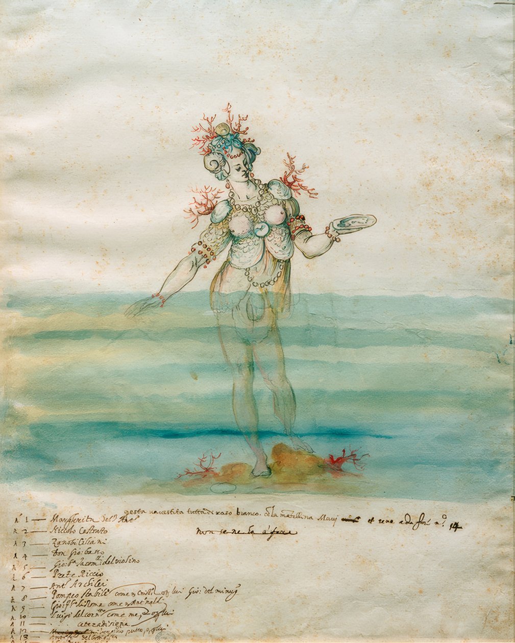 deniz perisi by Bernardo Buontalenti