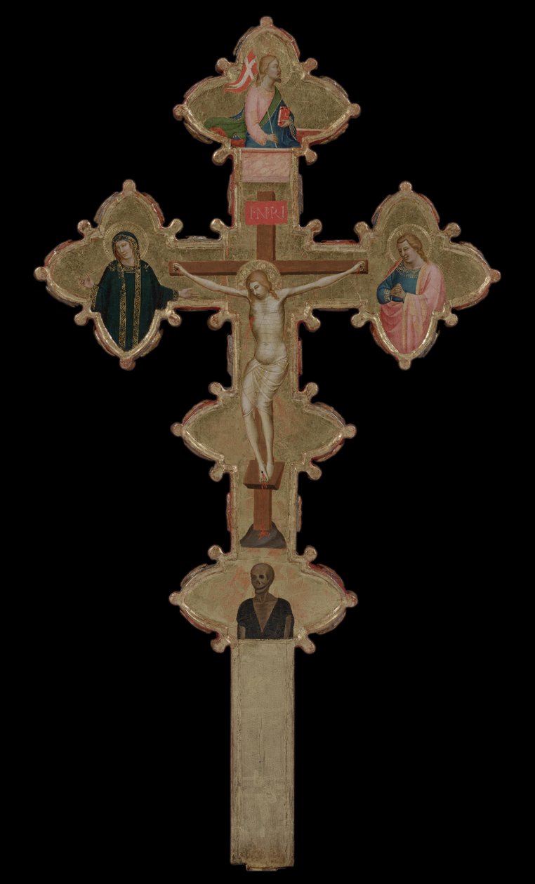 Taşınabilir, Çift Taraflı Çapraz recto, 1335-1340 by Bernardo Daddi