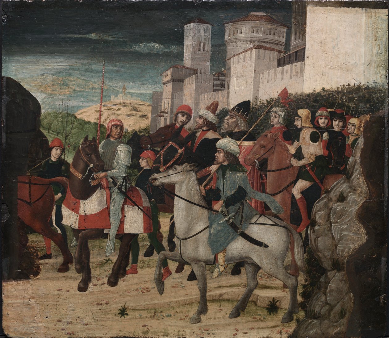 Magi alayı, c. 1450-1500 (ahşapta tempera) by Bernardo Parentino