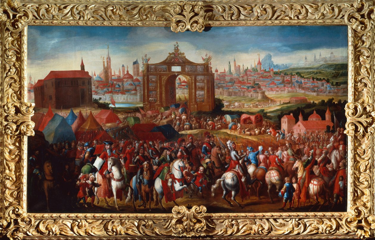 Zafer Şenlikleri (tuval üzerine yağlı boya) by Bernardo Polo
