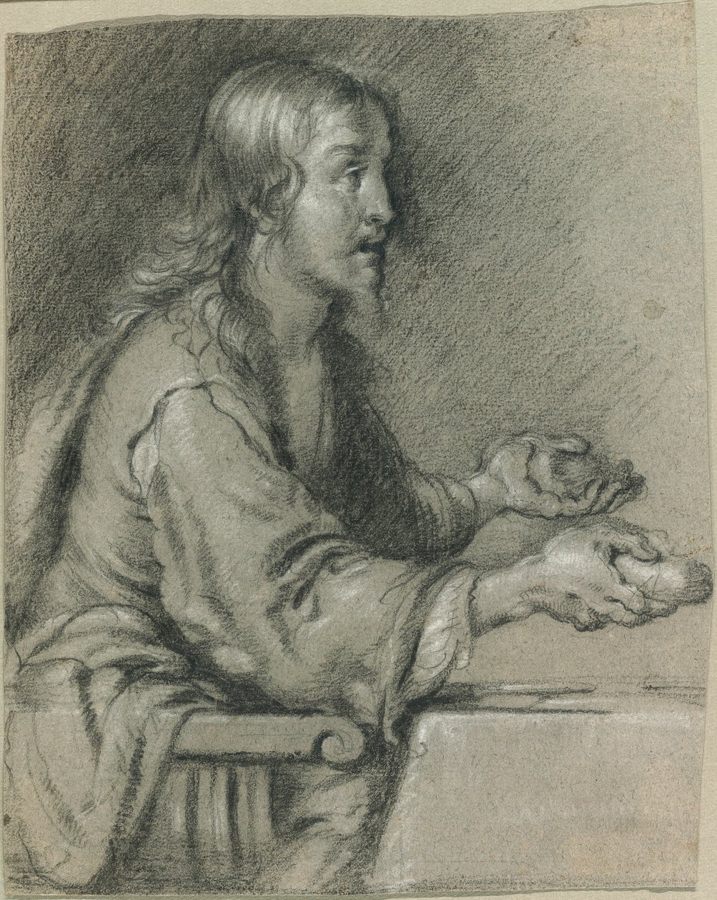 İsa Ekmeği Sunarken Emmaus'ta by Bernardo Strozzi