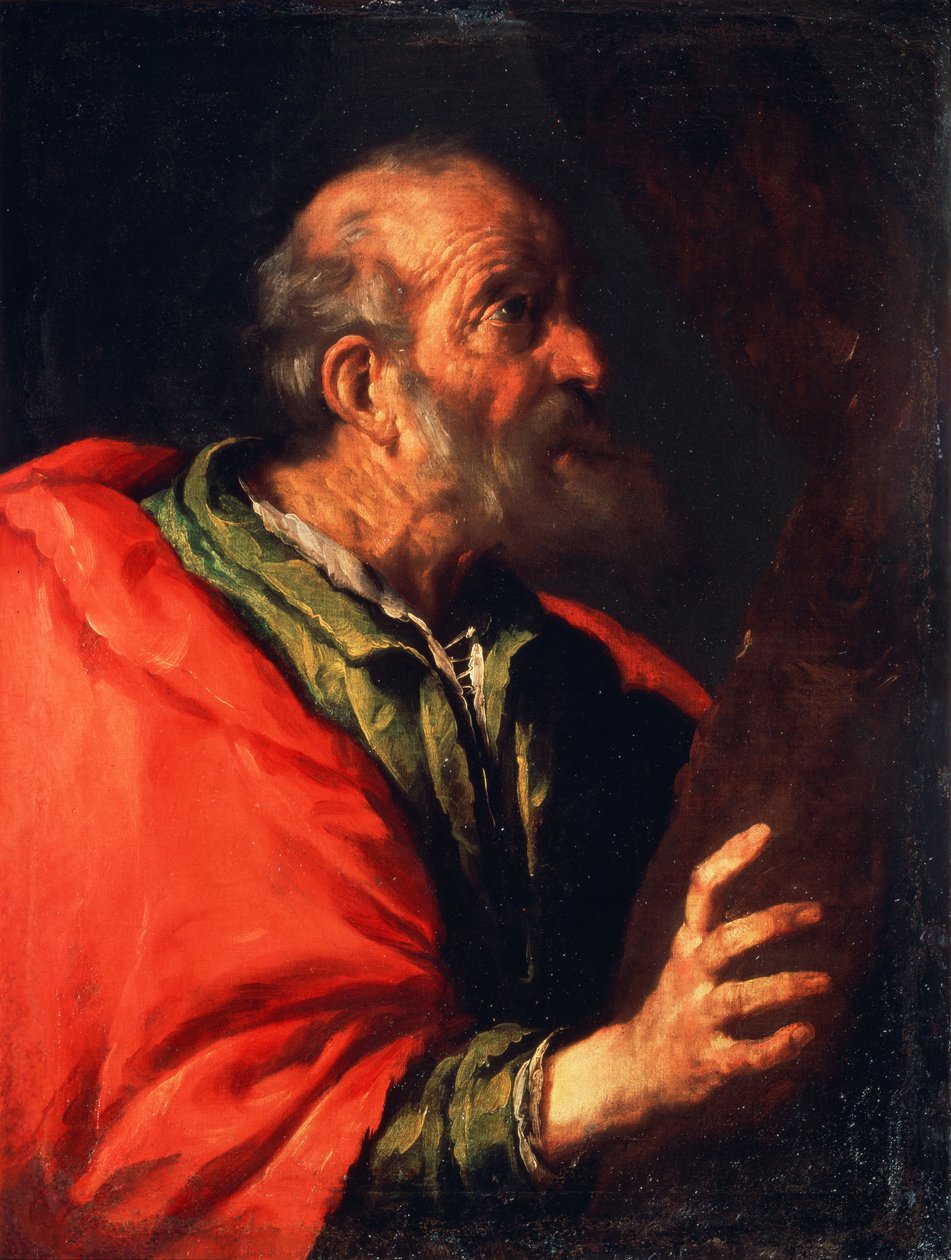 Yaşlı Bir Adamın Başı Havari Peter, 17. yüzyıl by Bernardo Strozzi