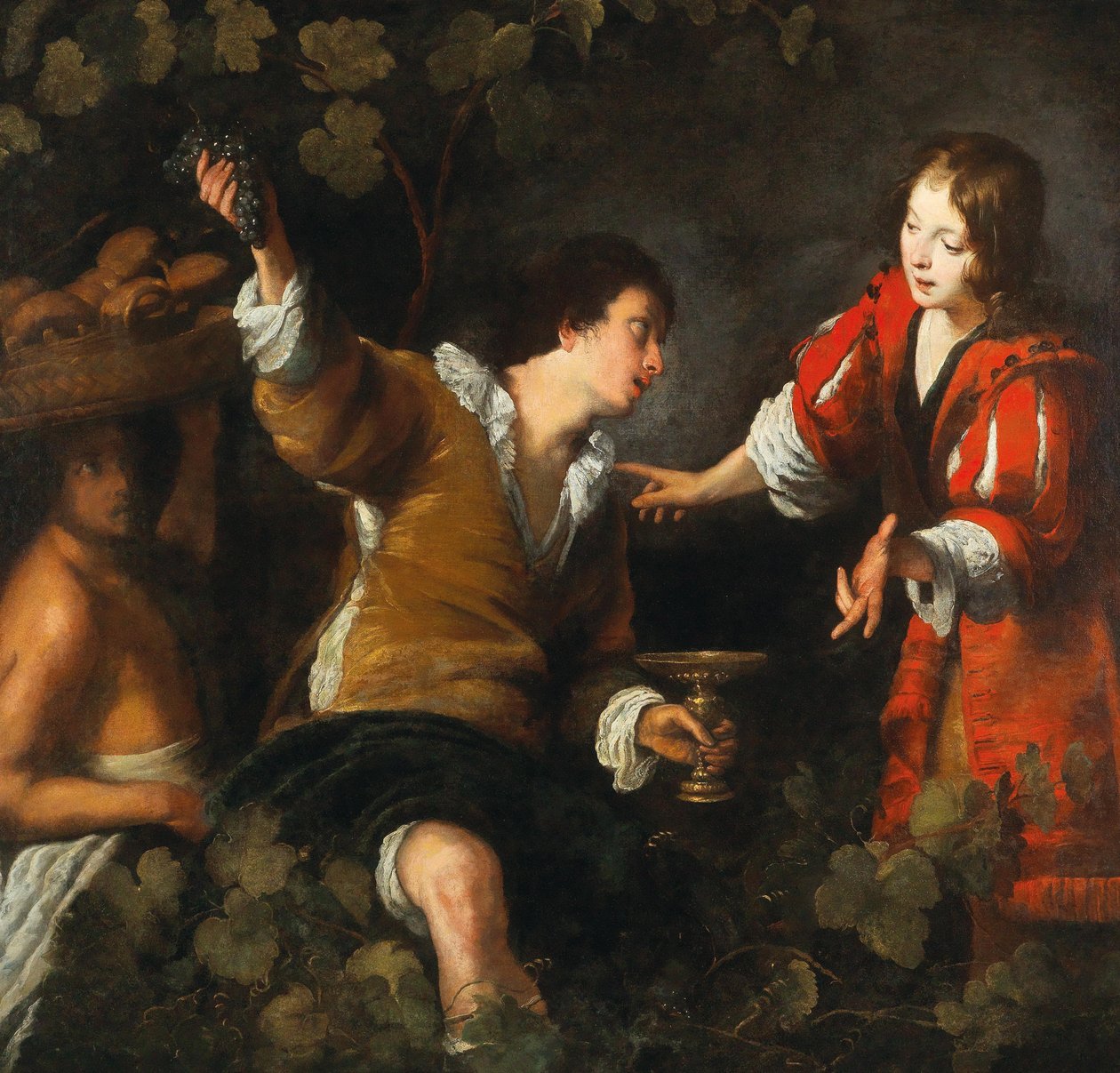 Yusuf, fırıncı ve kahyanın rüyalarını yorumluyor. by Bernardo Strozzi