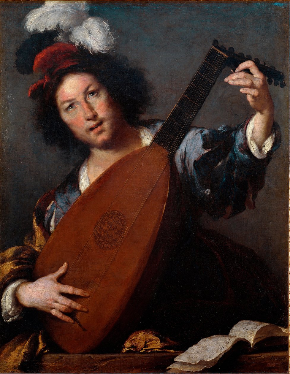 Ud Oyuncusu by Bernardo Strozzi