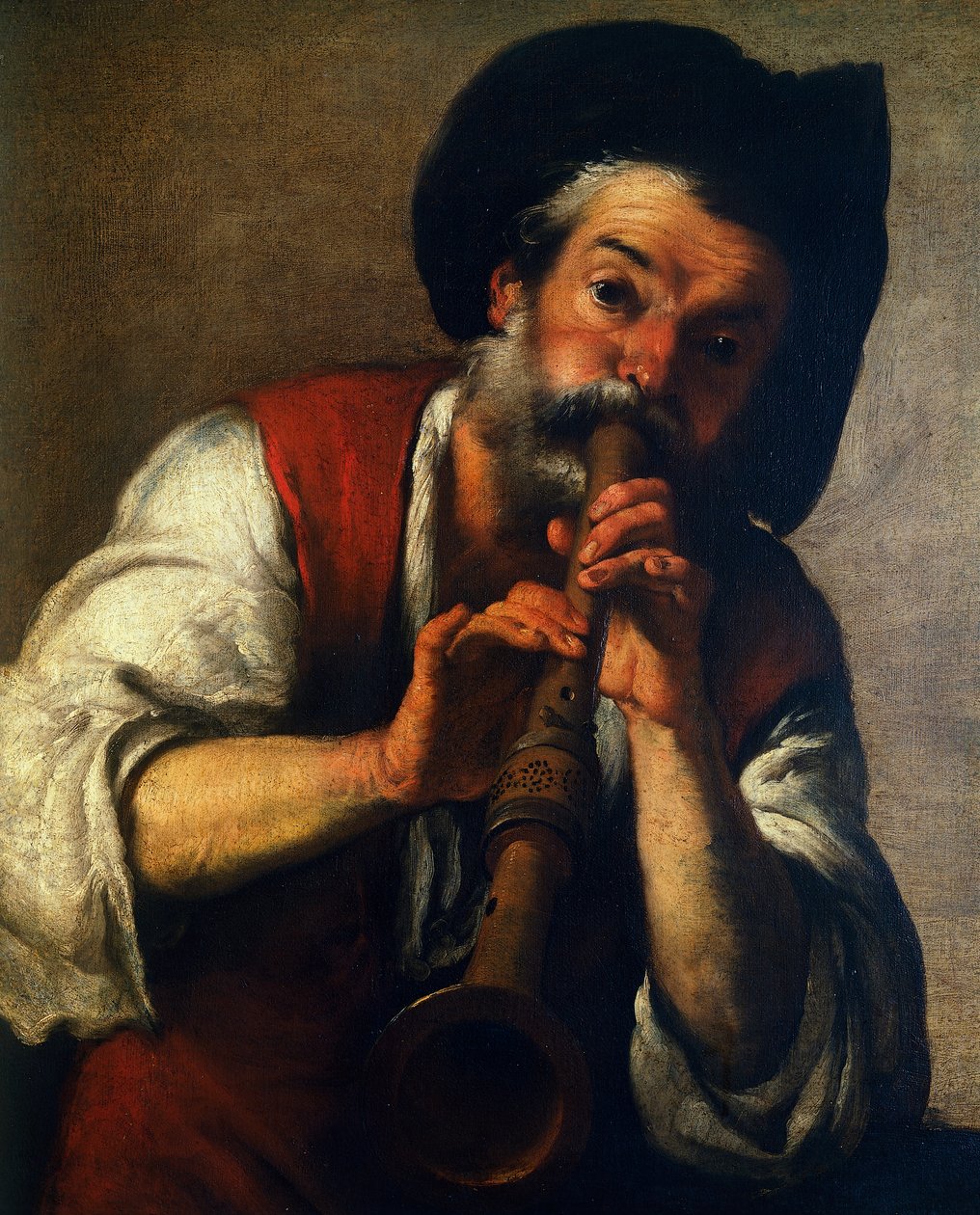 Piper, Bernardo Strozzi (1581-1644), tuval üzerine yağlı boya, 73x61 cm. İtalya by Bernardo Strozzi