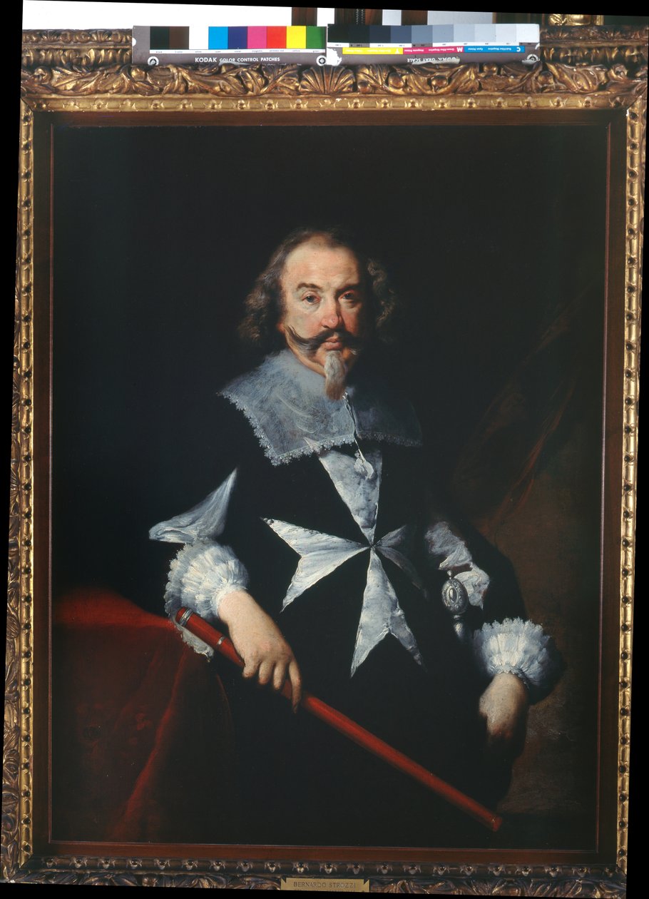 Malta şövalyesinin portresi (Scipione Papafava?), c.1629 (tuval üzerine yağlı boya) by Bernardo Strozzi