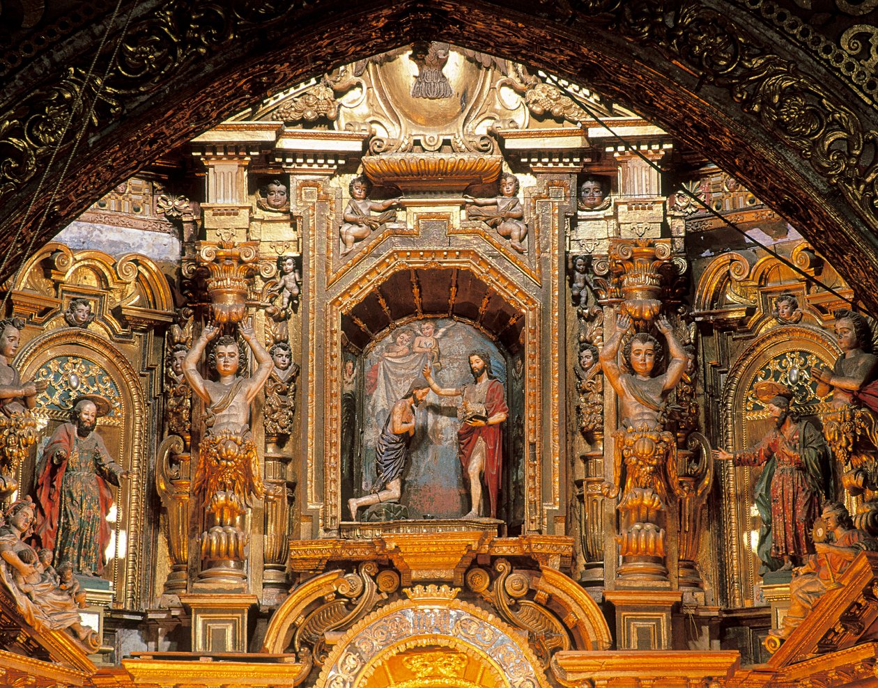 San Francisco Kilisesi, Quito, Pichincha, Ekvador Altarpiece by Bernardo de Legarda