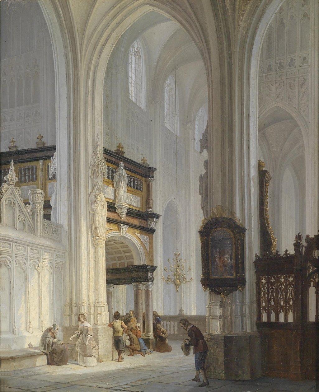 Kilise iç by Bernardus van de Laar