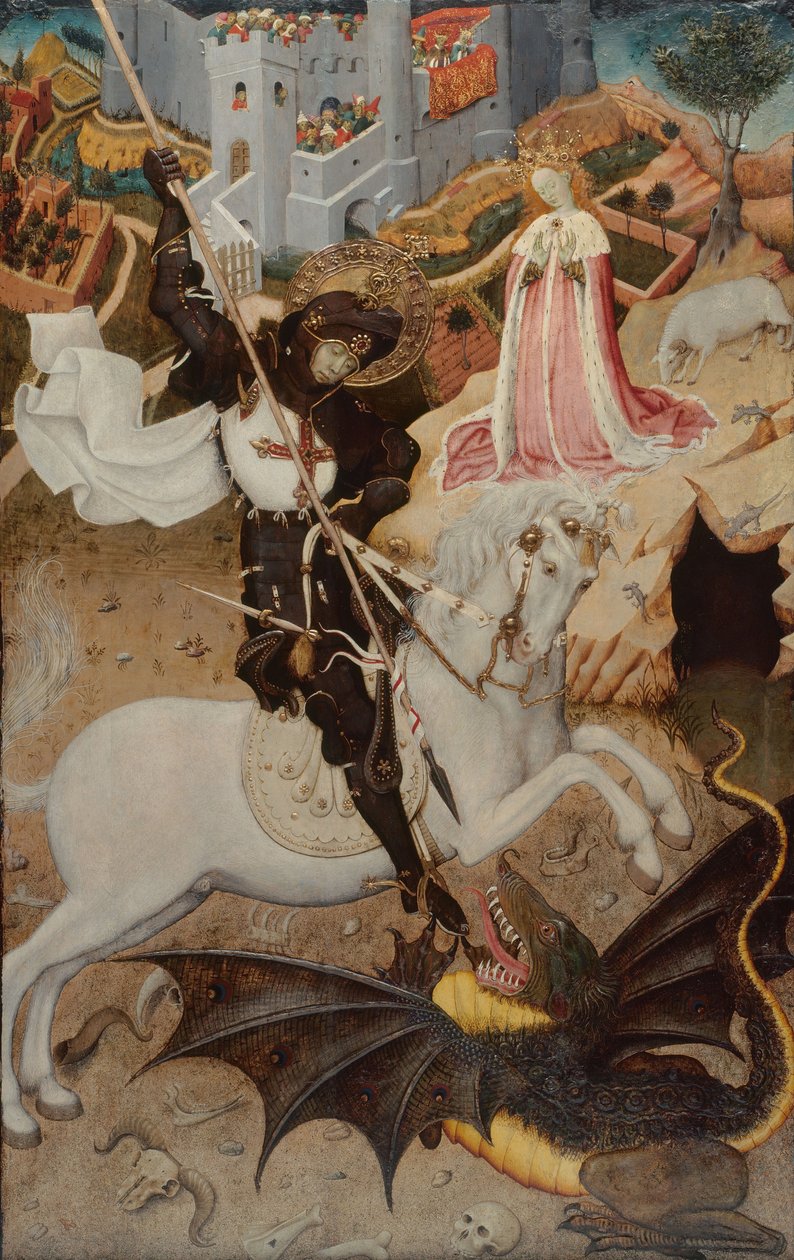 Aziz George Ejderhayı Öldürüyor by Bernat Martorelli