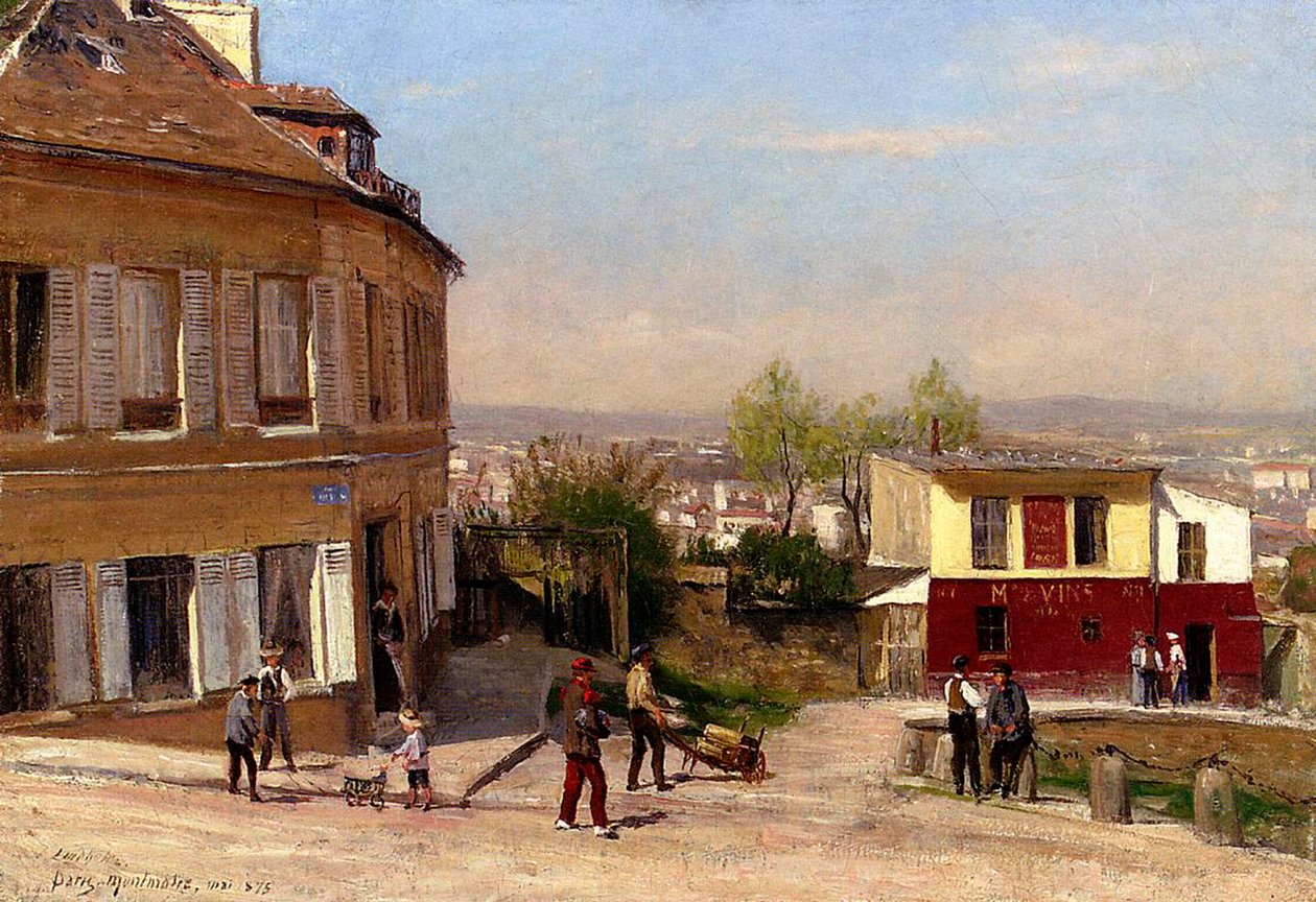 Montmartre, 1875 by Berndt Lindholm
