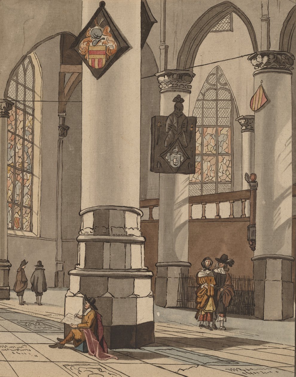 Kilise İçi, 1774. by Bernhard Schreuder