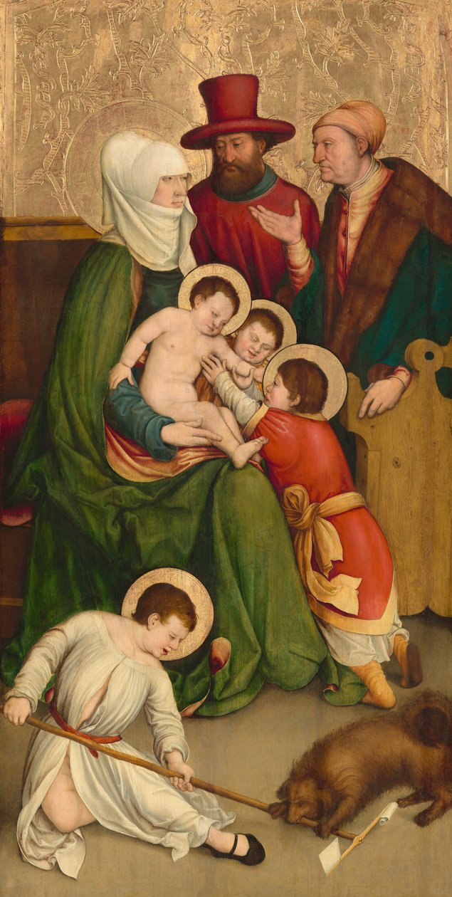 Aziz Mary Kleophas ve Ailesi, c. 15201528. by Bernhard Strigel