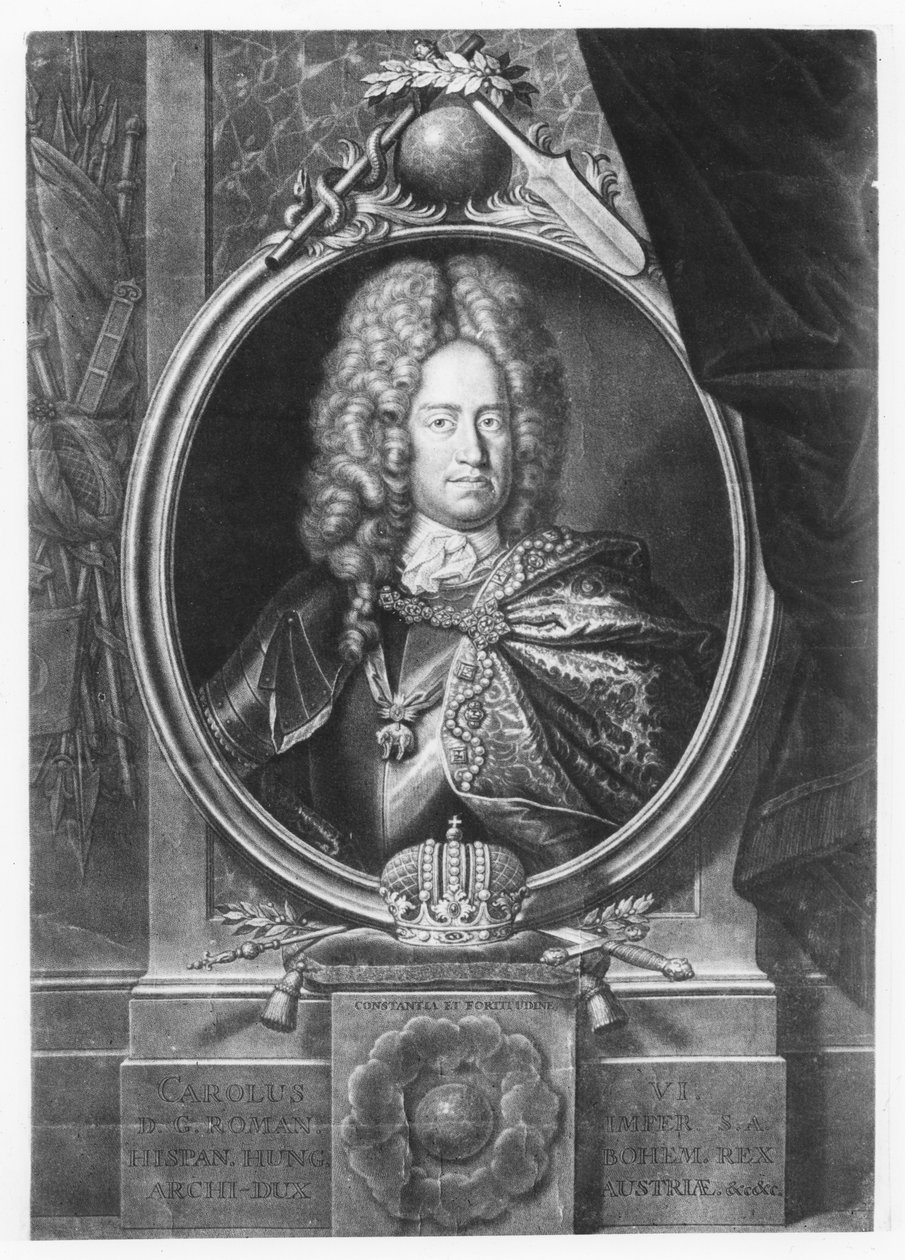Charles VI, Holy Roman Emperor  by Bernhard Vogel