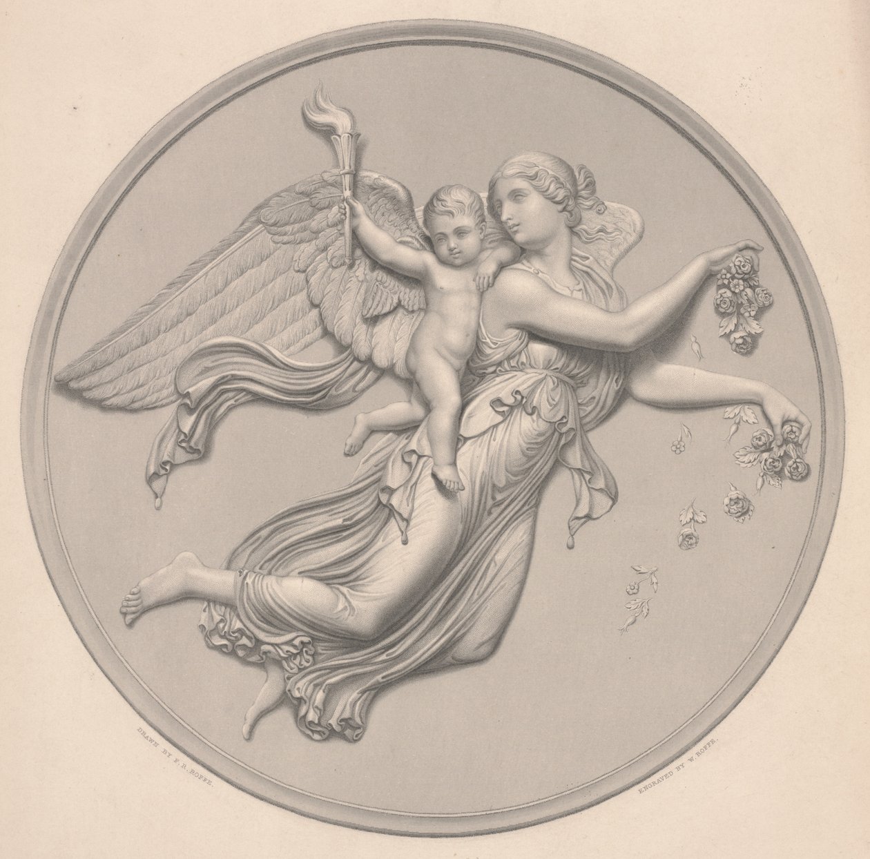 Sabah, F. R. Roffe (fl.1850-63) tarafından çizilmiş, William Callio Roffe (1817-89) tarafından oyulmuş, 19. yüzyıl ortası (gravürün reprodüksiyonu) by Bertel (after) Thorvaldsen