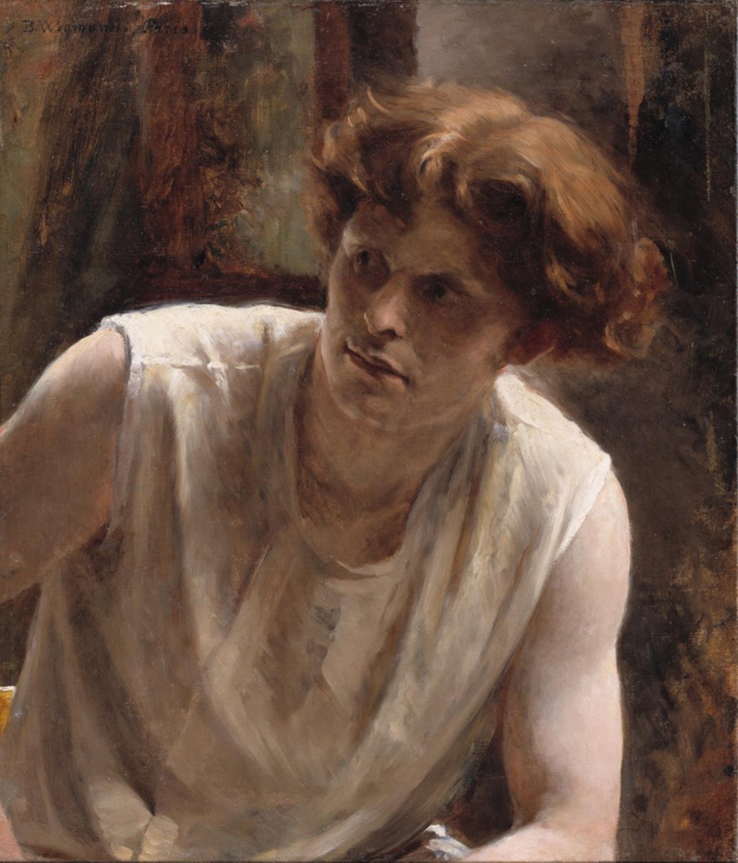 Kadın Model Çalışması by Bertha Wegmann