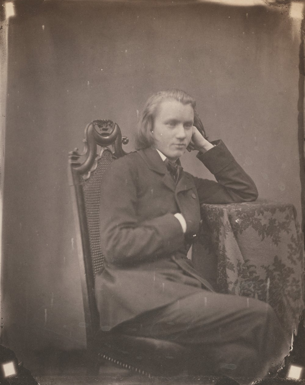 Johannes Brahms, Leipzig, 1853 (fotoğraf) by Bertha Wehnert-Beckmann