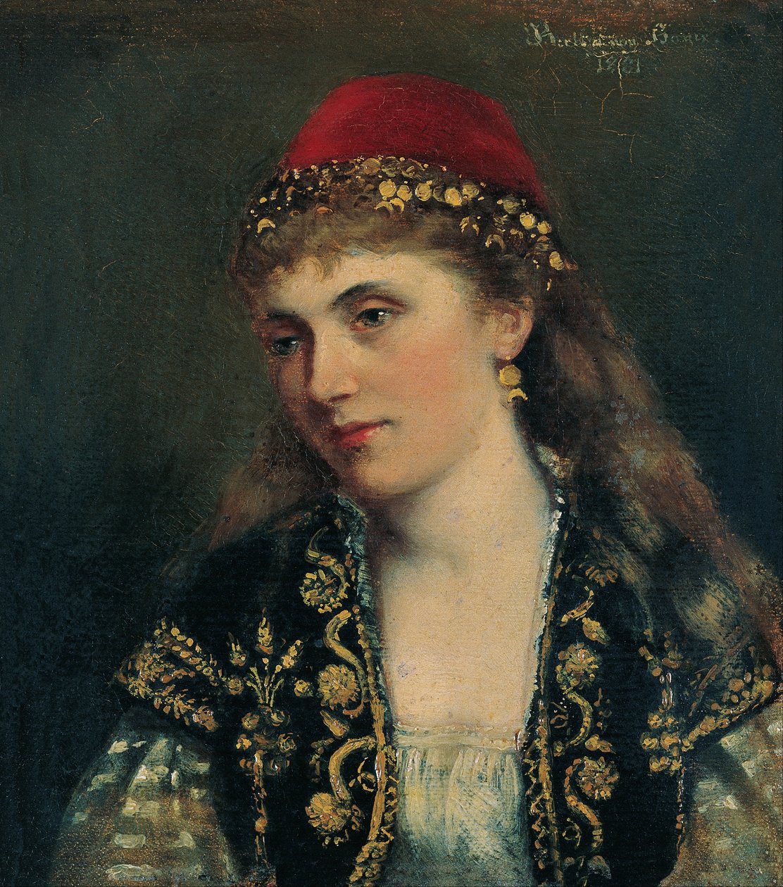 Bir Kadının Portresi by Bertha von Bayer