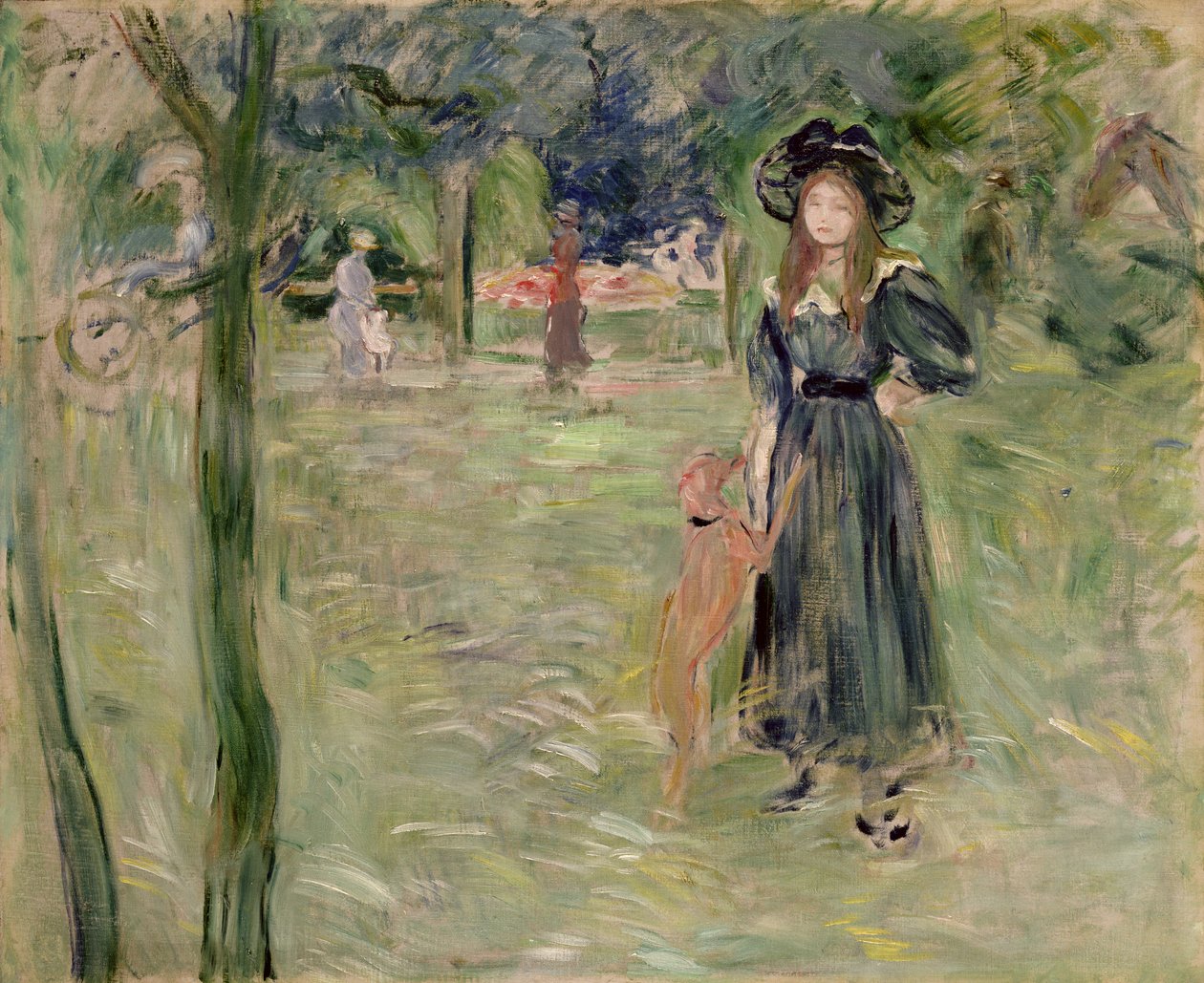 ಬೋಯಿಸ್ ಡಿ ಬೌಲೋಗ್ನೆ, 1893 ಟರ್ಕಿಶ್ by Berthe Morisot