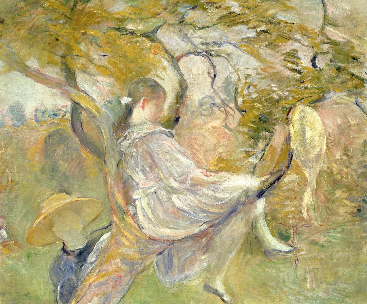 Elma Ağacında, 1890 by Berthe Morisot
