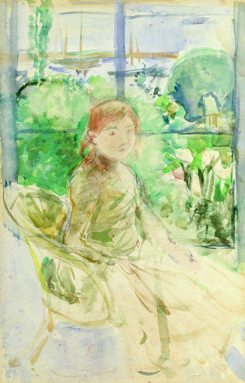 Bir Kulübenin İçi, 1886 by Berthe Morisot