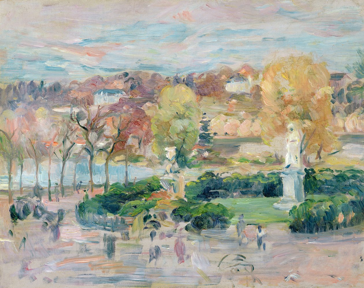 Turlarda Manzara, 1892 by Berthe Morisot