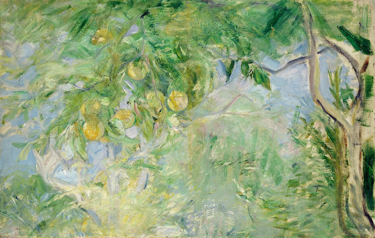Portakal Ağacı Dalları, 1889 by Berthe Morisot