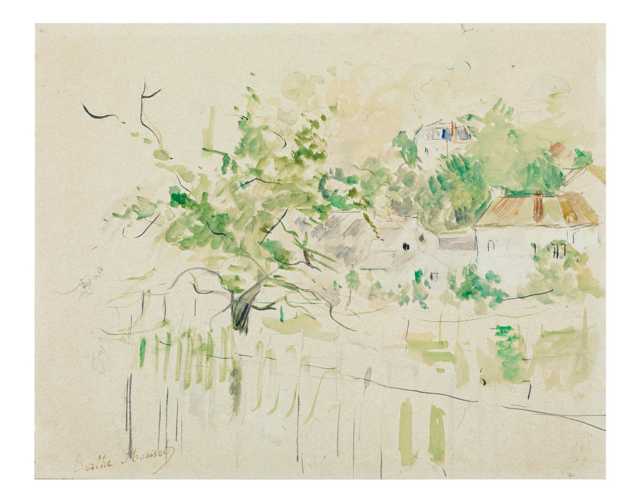 Bougival, 1884 by Berthe Morisot