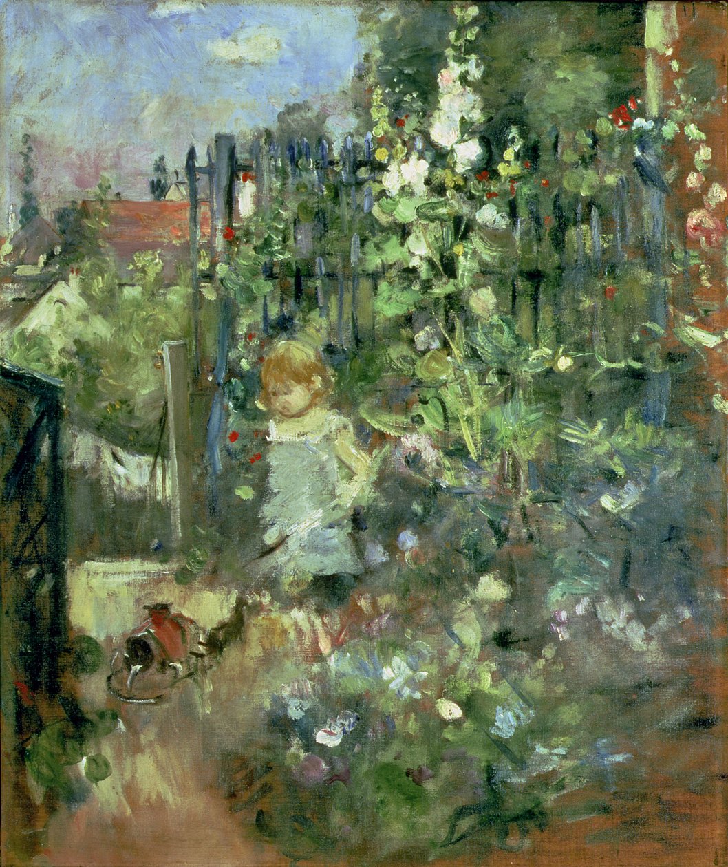 Gülhatmideki Çocuk, 1881 by Berthe Morisot