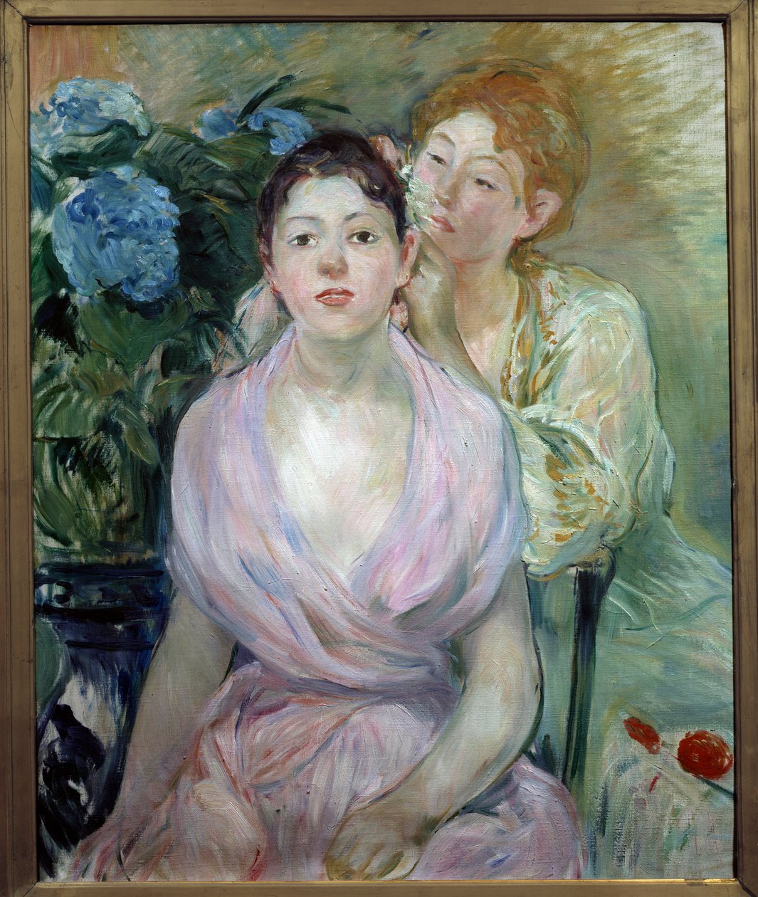Ortanca veya her iki kız kardeş. Berthe Morisot